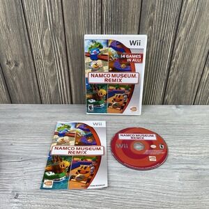NAMCO Museum REMIX (Nintendo Wii, 2006) Pac-Man Complete With Manual